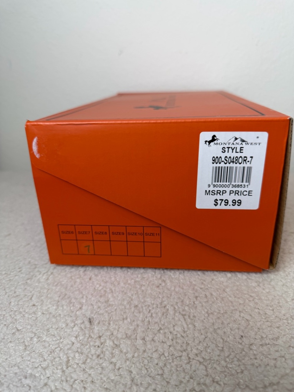 Montana West Orange & Multicolor Aztec Slip-On Sneakers-NIB - Picture 10 of 10